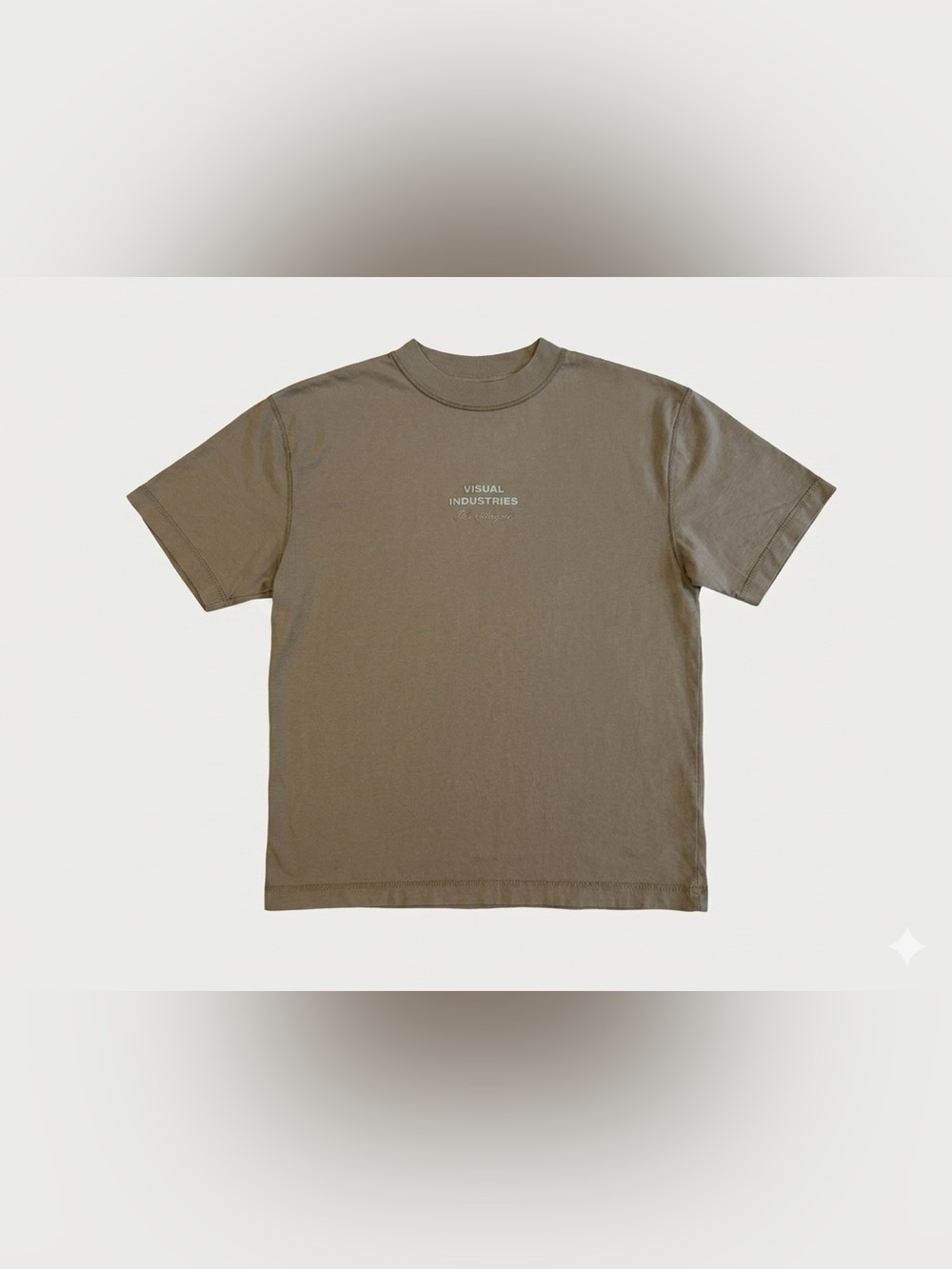 WXYZ Mfg.‎ Co. Visual Industries Los Angeles T-Shirt Men's Medium Brown Cotton